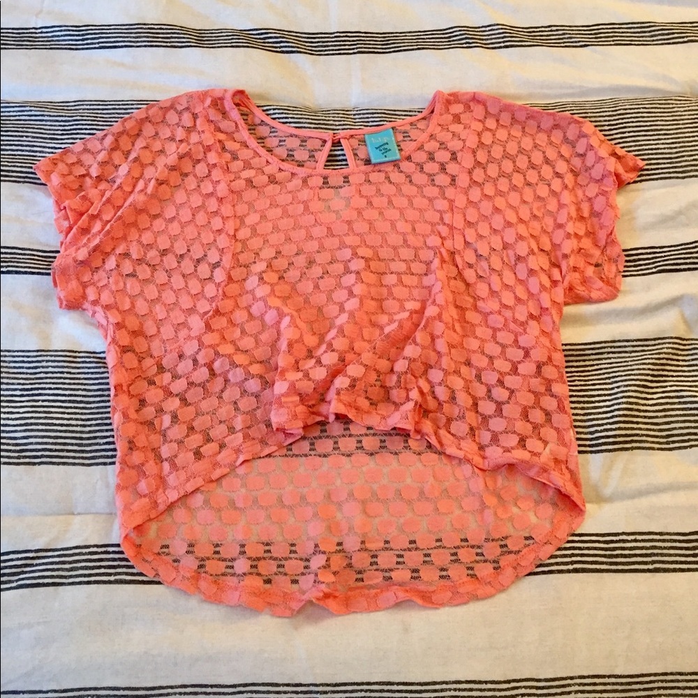 H.I.P. Hi/Low sheer top